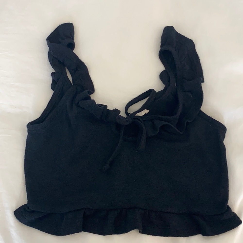 Pacsun Black Crop Top